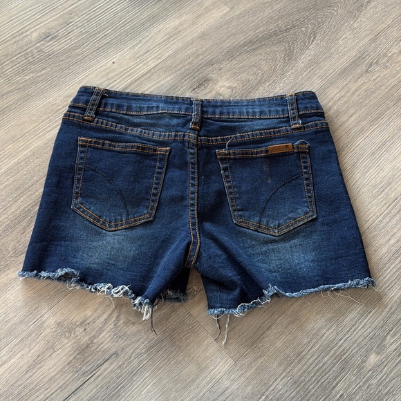 🏴 Joes jeans blue denim shorts size 12 girls - Picture 6 of 7
